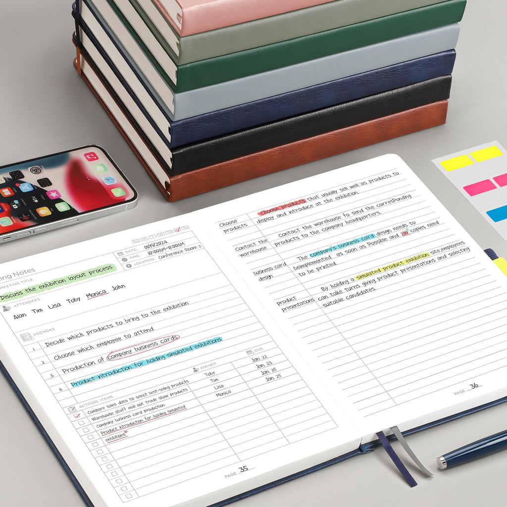 Meeting Notebook A4 Planner