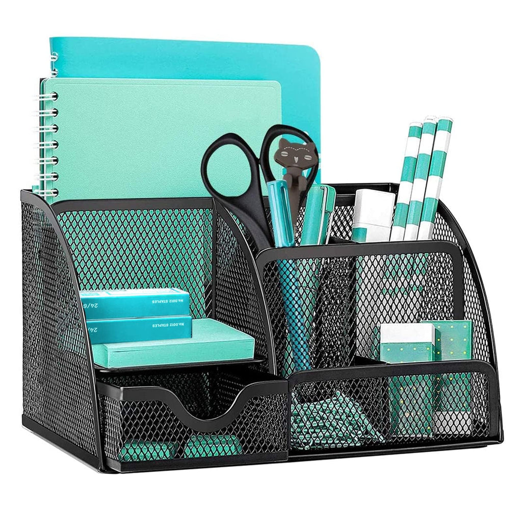 Multi-Use Desk Tidy & Pen Holder with 6 storage